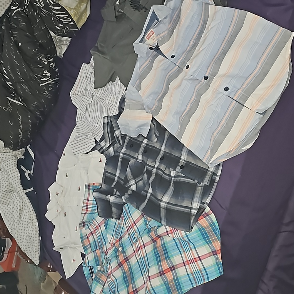 Boys Bundle Size 5/6 and 6/7 Kids Dressy Shirts
